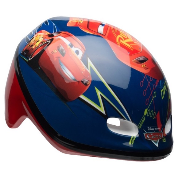 Disney Pixar Cars McQueen Bike Helmet